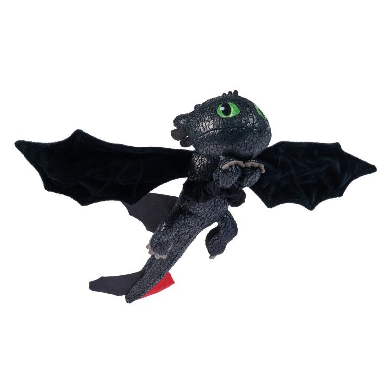 DRAGONS Plīša rotaļlieta Toothless, 30 cm